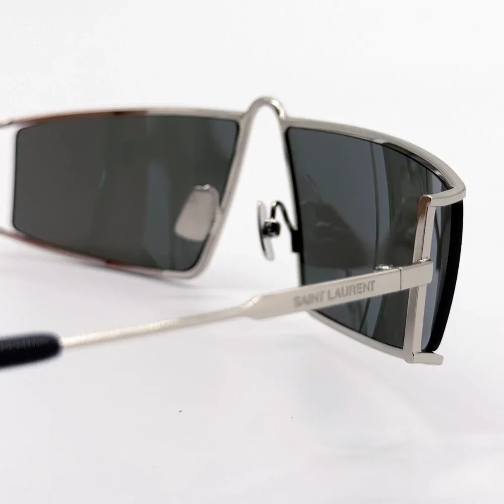 NEW SAINT LAURENT SL 606 002 SILVER SL606 002 WOMEN SUNGLASSES SAINT LAURENT